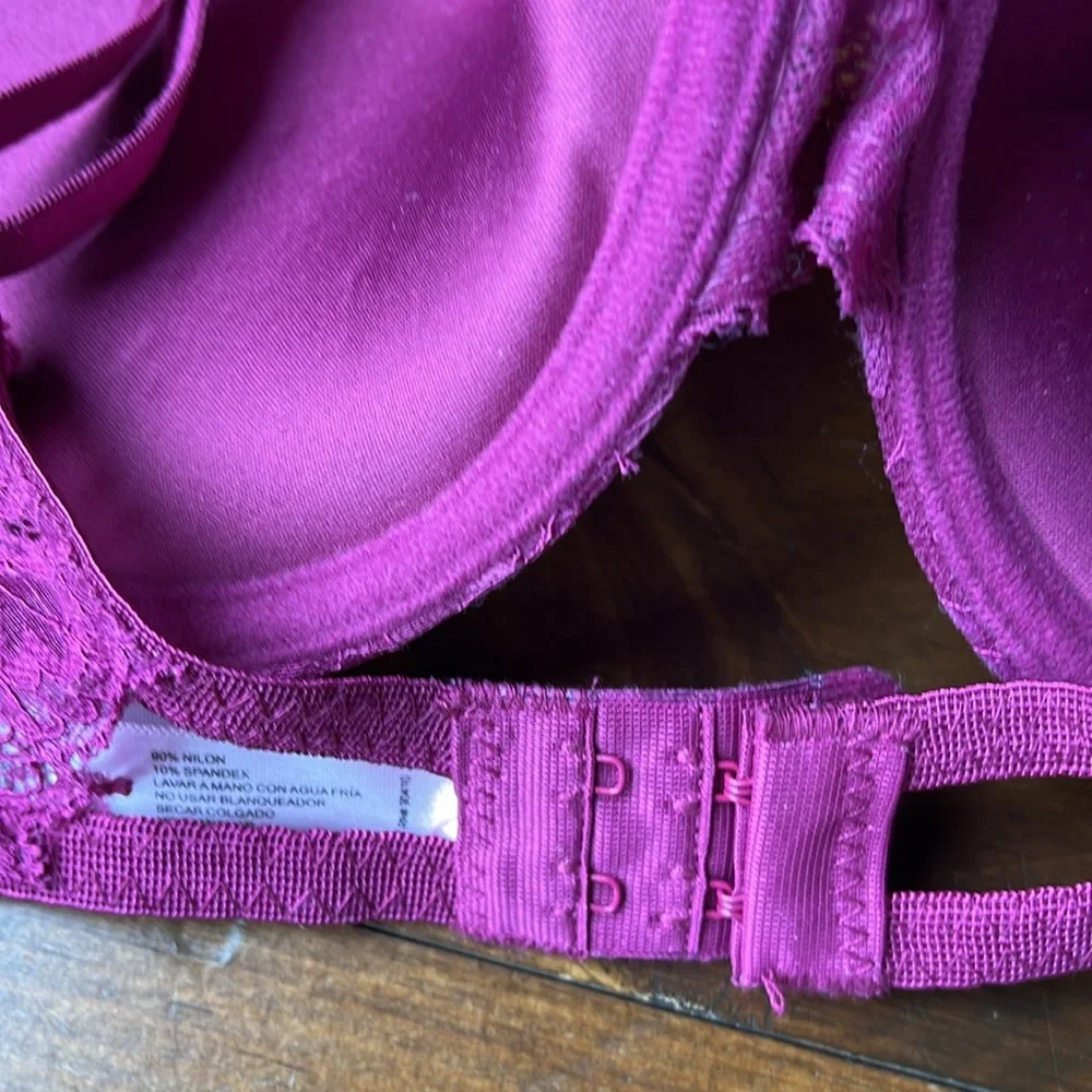 Juicy Couture Sexy Extreme Push-Up Plum Envy Bra - Sz 34C